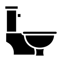 Solid Toilet Side icon