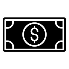 Solid Dollar Note icon