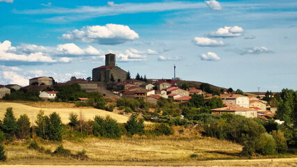 Fototapeta na wymiar Burgos town of Lara de los Infantes