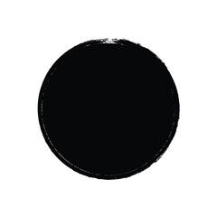 Grunge Circle Shape Filled Abstract rounded shape