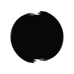 Grunge Circle Shape Filled Abstract rounded shape