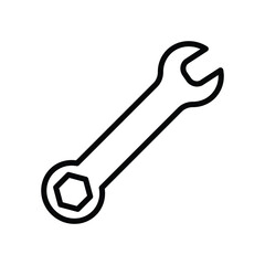 wrench icon design, illustration design