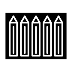 Solid Color Pencil box icon