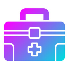 First Aid Kit Vector Icon Design Illustration