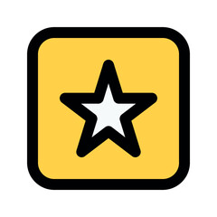 Illustration vector graphic icon of Rate. Filled Line Style Icon. Multimedia Themed Icon. Vector illustration isolated on white background. Perfect for website or application design.