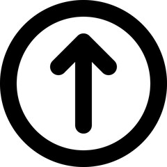 up circle icon