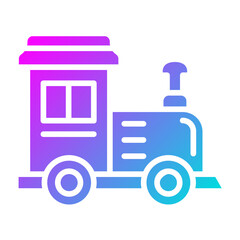 Train toy Vector Icon Design Illustration
