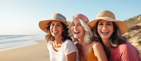 Foto op Plexiglas Happy generation women having fun with Friends smiling at camera © Doni_Art