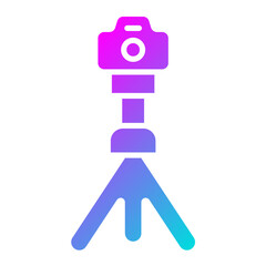 Tripod stand Vector Icon Design Illustration