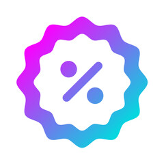 Discount Vector Icon Design Illustration