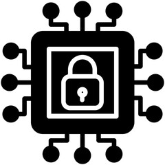 Solid Technology Lock icon