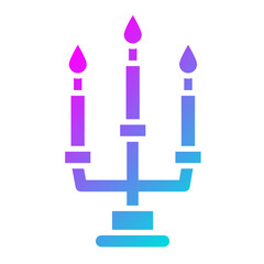 Candles Vector Icon Design Illustration