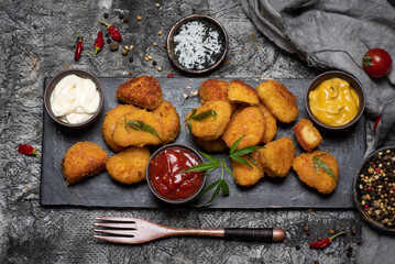 Fried chicken breast - nuggets