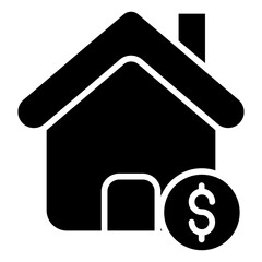 Solid House rent icon
