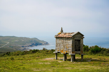 Hórreo Cabo Touriñan, Galicia, España