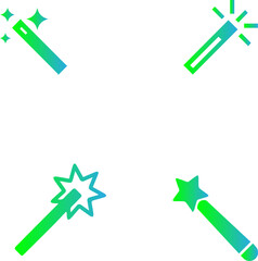 illustration of a set of colorful arrows
