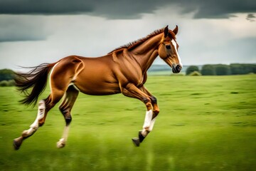 horse in the field