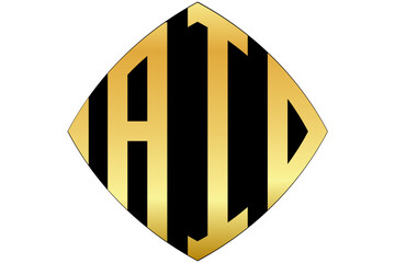 AID, AI ,ID, logo. Abstract initial monogram letter alphabet logo design