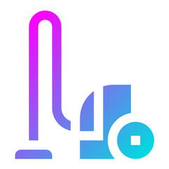 Vacuum Cleaner Vector Icon Design Illustration