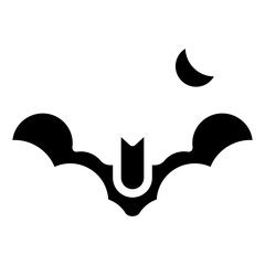 Solid Halloween Bat icon