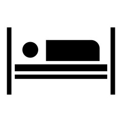 Solid Sleep bed icon