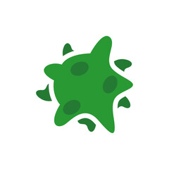 no virus icon on a white background, vector illustration