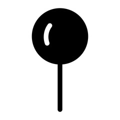 Solid Location Pin icon