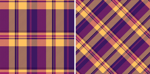 Tartan vector textile of fabric pattern plaid with a check texture background seamless.