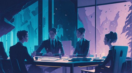 Executive Strategy Session in Progress