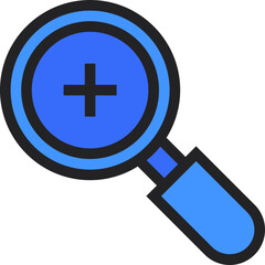 Fototapeta premium zoom in icon