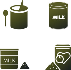 vector set of icons