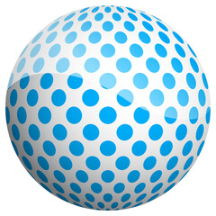 abstract blue sphere