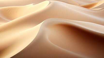 Fototapeta na wymiar Silk desert like abstract wave warm flesh color banner wallpaper background