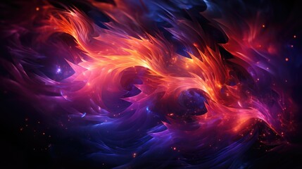 3d colorful background wallpaper Fenix Colorful cosmic abstract art with a celestial theme