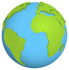 Globe earth world sign.  planet, 3d map on the ball shape. Digital surface countries, concept design for ecology and communication, worldwide icon.