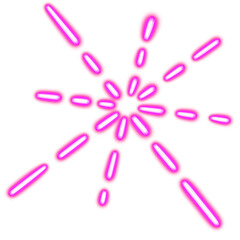 abstract neon beams 90 glowing desktop icon, neon sticker, neon figure, glowing figure, neon geometrical figures 