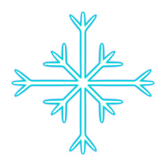 snowflake glowing desktop icon png, neon sticker, neon figure, glowing figure, neon geometrical figures 