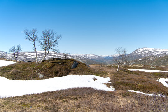 View at the Sysen dam with breathtaking views