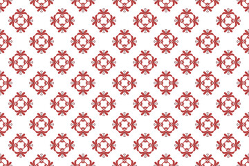 ethnic pattern design, repeat and seamless, geometric and floral element for textile, print, wallpaper or other.