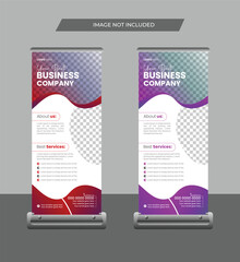 Professional modern roll up banner design, creative business agency roll up banner template. Modern banner stand, billboard template, business promotion banner sat, roll up , display.
