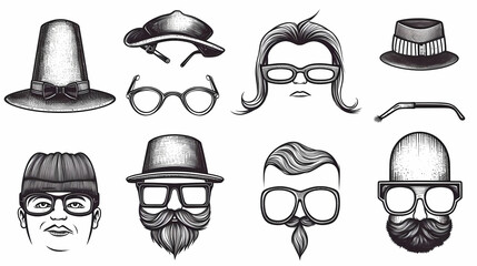 Collection Of Different Types Of Glasses