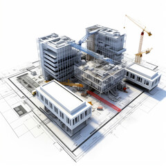 Buidling, BIM, Building Information Modeling, buidling construction, building visualization, Generative Ai