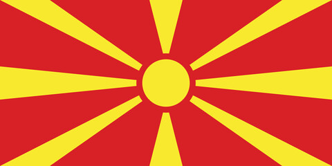 Flag of North Macedonia