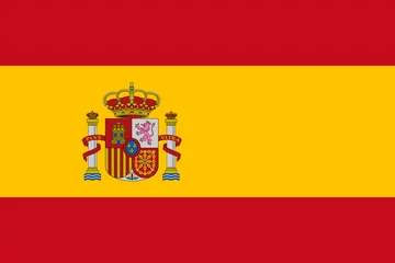 Deurstickers Flag of Spain © Mahdi Langari