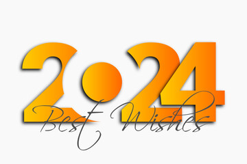 2024 - happy new year - best wishes 2024 background