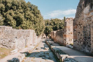 pompeje, włochy, kampania, italia, krajobraz, opoka, podróż © Agnieszka