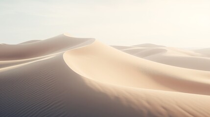 Fototapeta na wymiar dunes in the desert in daylight