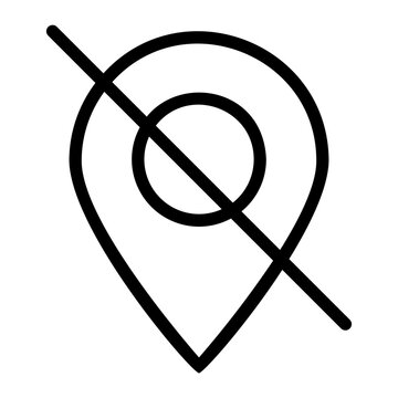 slash line icon