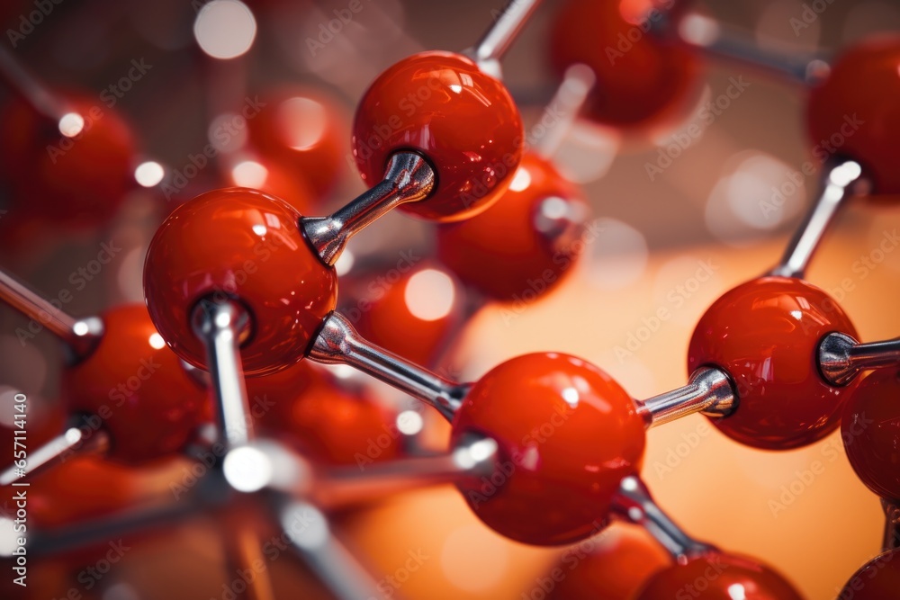 Poster A close-up view of a bunch of red balls. This image can be used for various purposes.