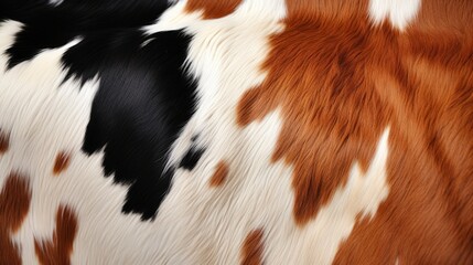 Cow fur. Animal fur texture closeup. Intricate Details of Animal Fur Texture